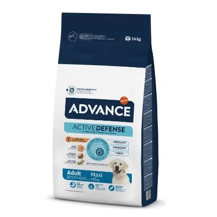 Advance Adult Maxi Active Defense con Pollo y Arroz 14kg