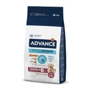 Advance Maxi Senior Vitality Pollo y Arroz Pienso para Perros 12kg