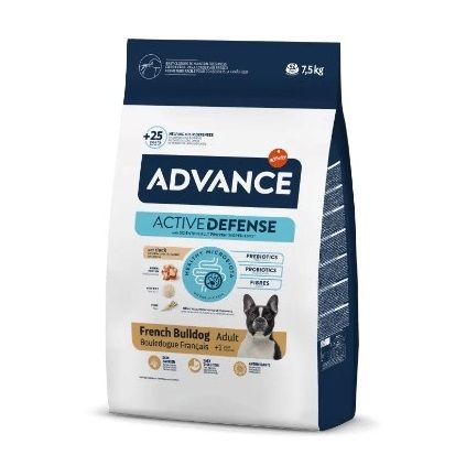 Advance Adulto Bulldog Francés Active Defense Pato y Arroz 7,5kg