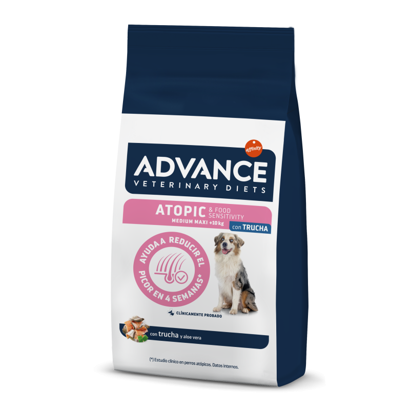 Advance Veterinary Diets Atopic Trucha y Arroz para Perros