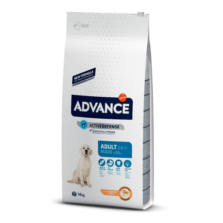 Advance Adult Maxi Active Defense con Pollo y Arroz 14kg