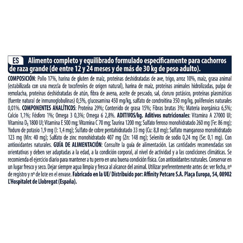 Advance Maxi Junior Pienso para Perros con Pollo y Arroz 14kg - Imagen 5