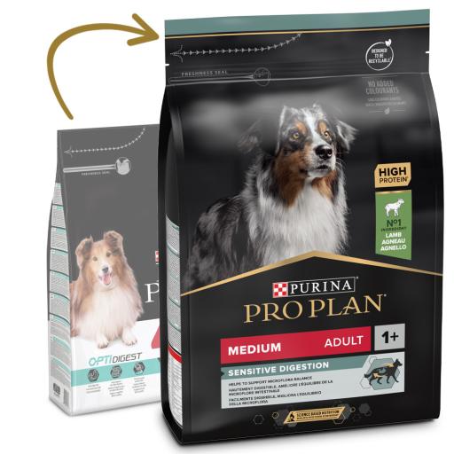 Pro Plan Optidigest medium adult cordero
