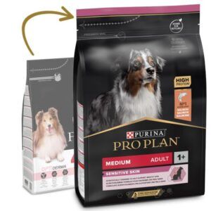 Pro plan Optiderma medium adult salmón