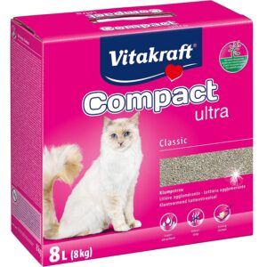 Vitakraft Compact Ultra Arena Aglomerante para Gatos 8kg