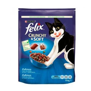 Felix Crunchy & Soft Salmón Atún y Verduras