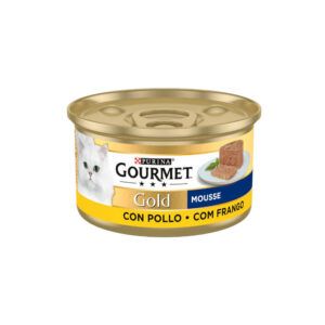 Gourmet Gold Mousse Pollo Latas para Gatos 24 x 85gr