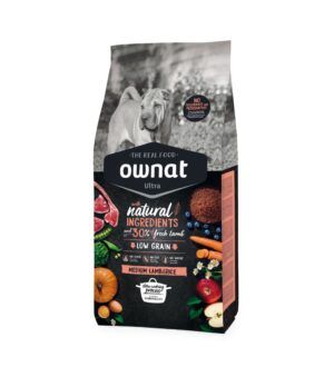 Ownat Ultra Medium Pienso para Perros con Cordero y Arroz