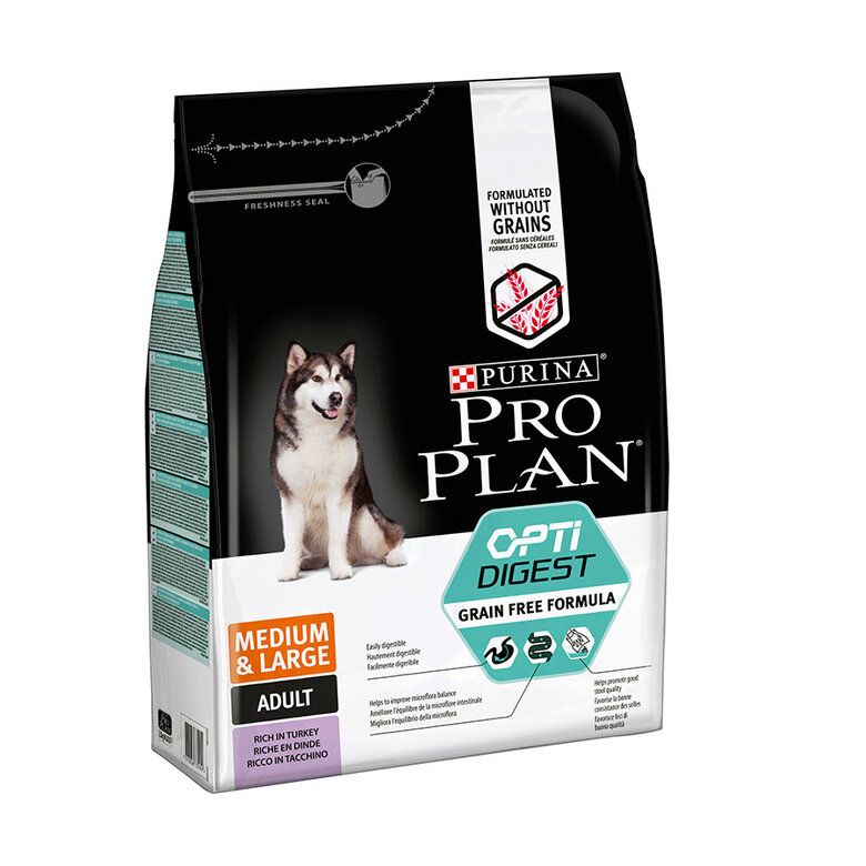 Purina Pro Plan Optidigest Medium Large pavo - Imagen 4