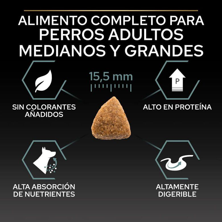 Purina Pro Plan Optidigest Medium Large pavo - Imagen 2