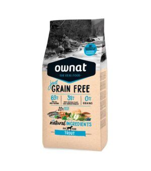 Ownat Just Grain Free Pienso para Perros con Trucha