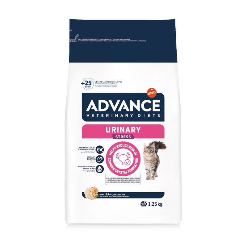 Advance Veterinary Diet Urinary Stress para Gatos 1.25kg