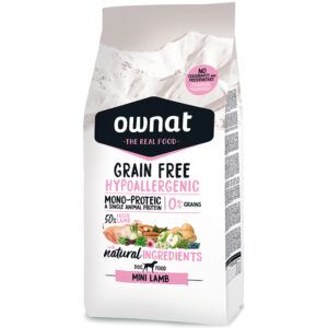 Ownat Grain Free Hypoallergenic Pienso para Perros Mini Cordero