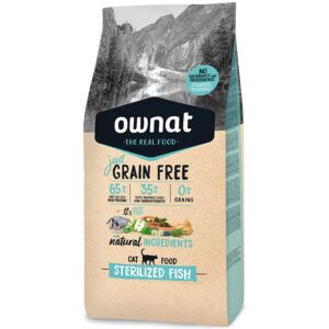 Ownat Just Grain Free Pienso para Gatos Esterilizados Pescado