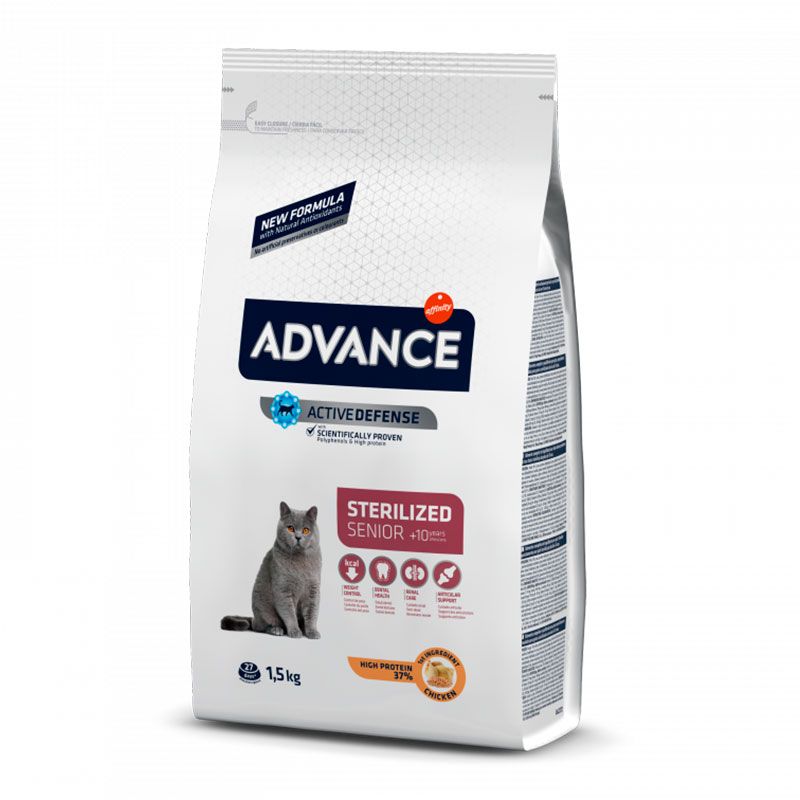 Advance Pienso para Gatos Esterilizados Senior +10