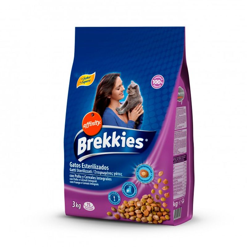 Brekkies Pienso Gatos Esterilizados Pollo