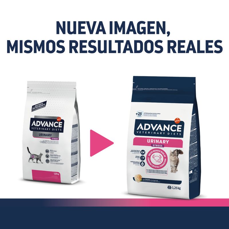 Advance Veterinary Diet Urinary Stress para Gatos 1.25kg - Imagen 2