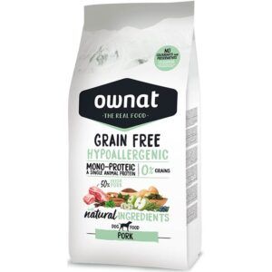 Ownat Grain Free Hypoallergenic Pienso para Perros con Cerdo
