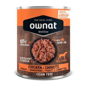 Ownat Wetline Pollo Con Zanahorias Lata Para Perros
