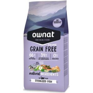 Ownat Grain Free Prime Pienso para Gatos Esterilizados Pescado