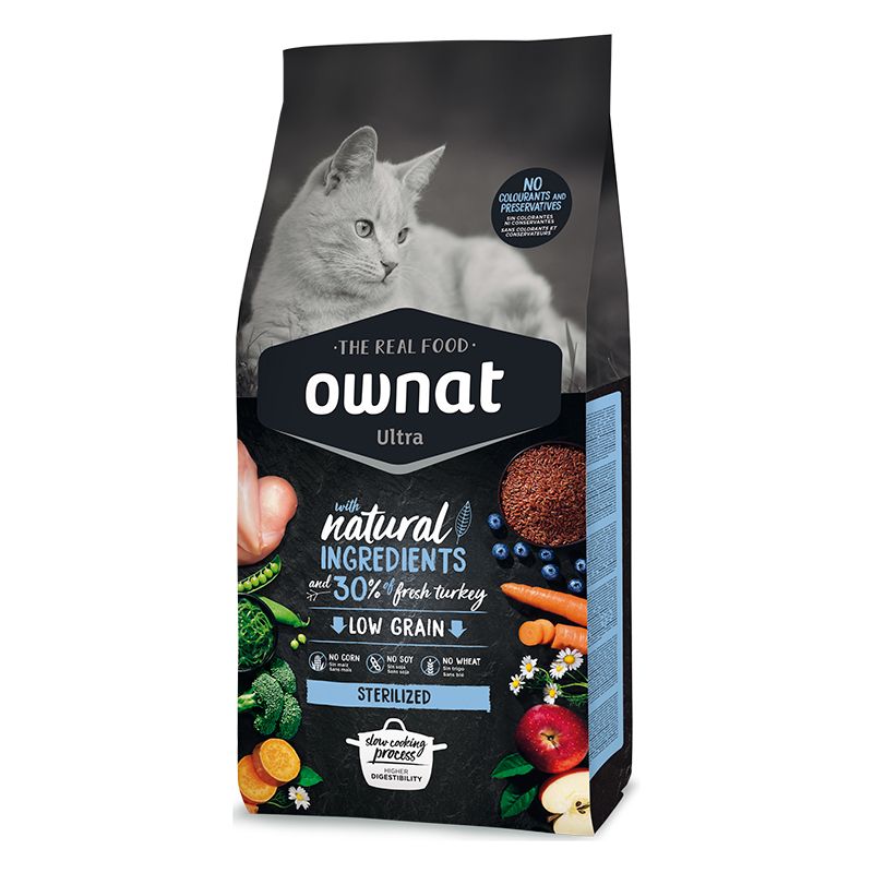 Ownat Ultra Pienso para Gatos Esterilizado 1,5kg
