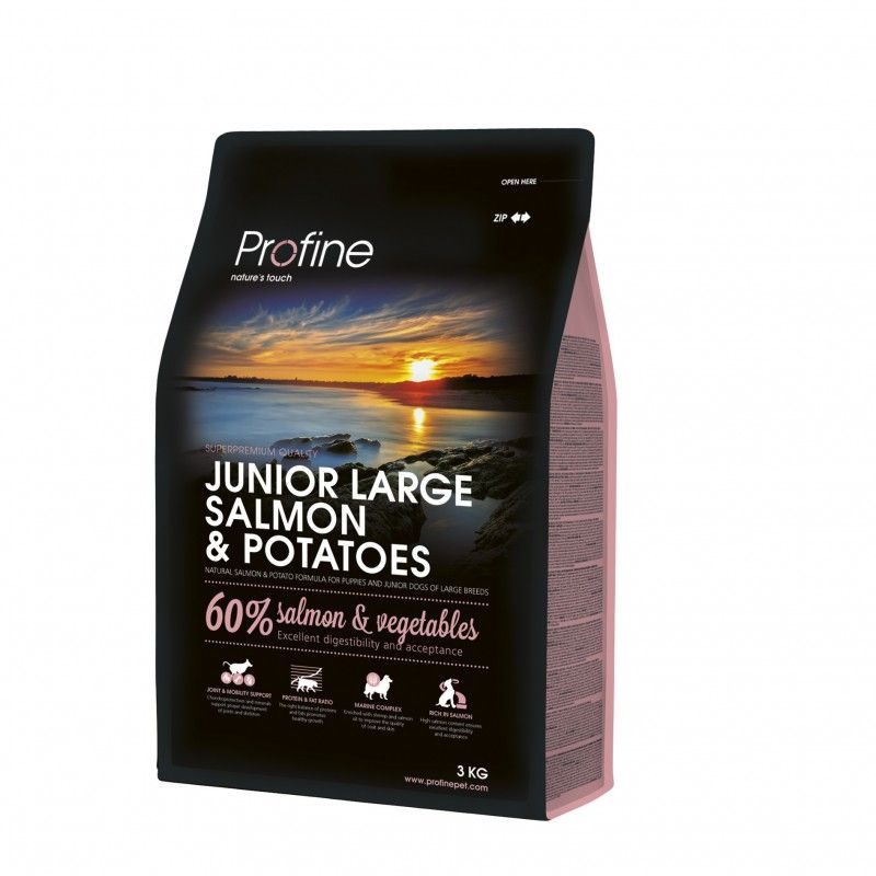 Profine Junior Large Salmón Pienso Perros