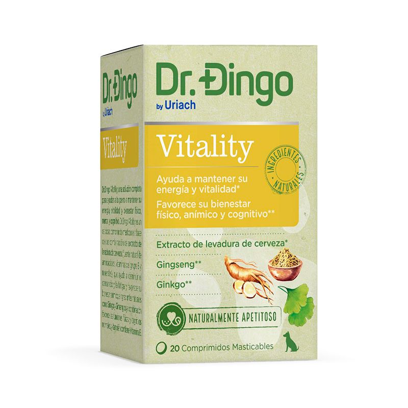 Dr. Dingo Vitality 20 Comprimidos Masticables para Perros