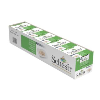 Schesir Adulto Filetes de Pollo en Gelatina Latas para Perros