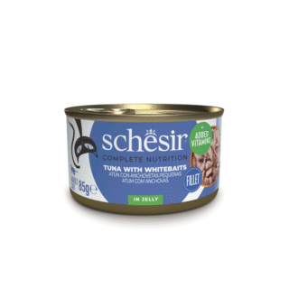 Schesir Adulto Atún con Anchovetas en Gelatina para Gatos