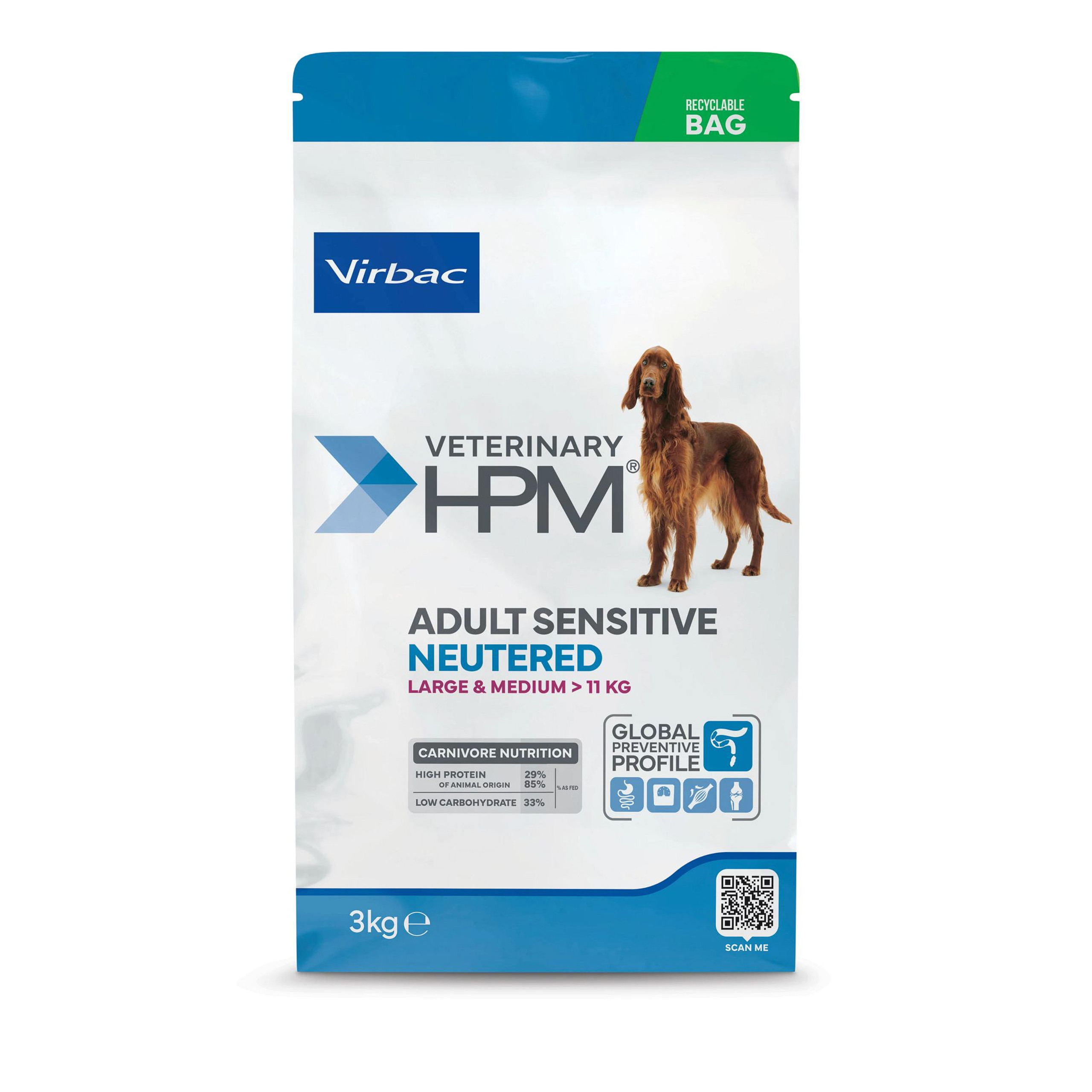 Virbac HPM Sensitive Digest Neutered Large & Medium
