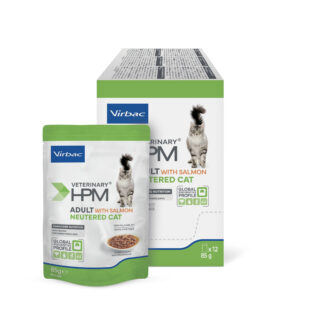 Virbac HPM Neutered Gato Adulto Sobres de Salmón 12x85gr