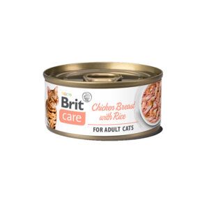 Brit Care Gato Adulto Paté Pollo Y Arroz Lata 70gr