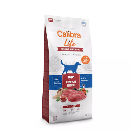 Calibra Dog Life Senior Medium Fresh Beef