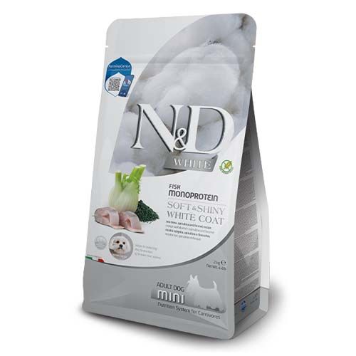 Farmina N&D White Dog Lubina Spirulina Mini 2kg