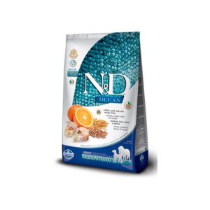 Farmina N&D Dog Ocean Low Grain Adult Medium Maxi Bacalao