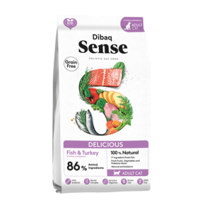 Dibaq Sense Delicious Grain Free Pescado & Pavo Gatos