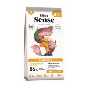 Dibaq Sense Grain Free Hairball Pato y Pavo Gatos