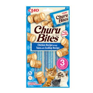 Churu Bites Receta De Atún Con Vieira Gatos