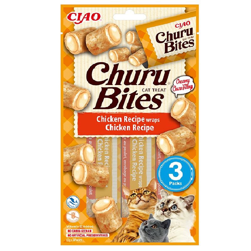Churu Bites Receta de Pollo Snacks para Gatos