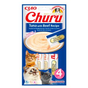 Churu Receta De Atún Con Buey Gatos