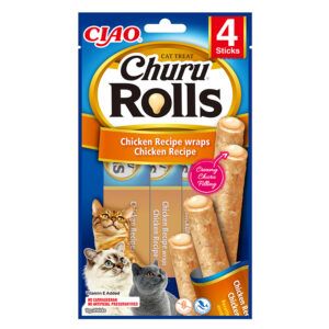 Churu Rolls Receta De Pollo Snack para Gatos