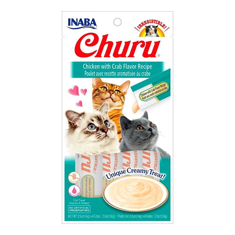 Churu Receta De Pollo Con Cangrejo Gatos