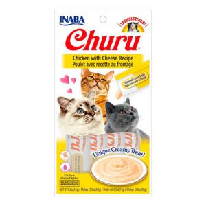 Churu Receta De Pollo Con Queso Gatos