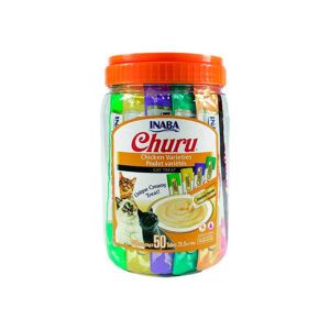 Churu Variedades Pollo Snack para Gatos - 50 x 14gr