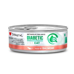 Disugual Diet Diabetes Latas para Gatos con Salmón