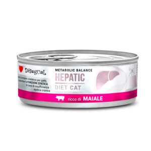 Disugual Diet Hepatic Latas para Gatos con Cerdo