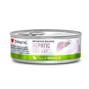 Disugual Diet Hepatic Latas para Gatos con Codorniz