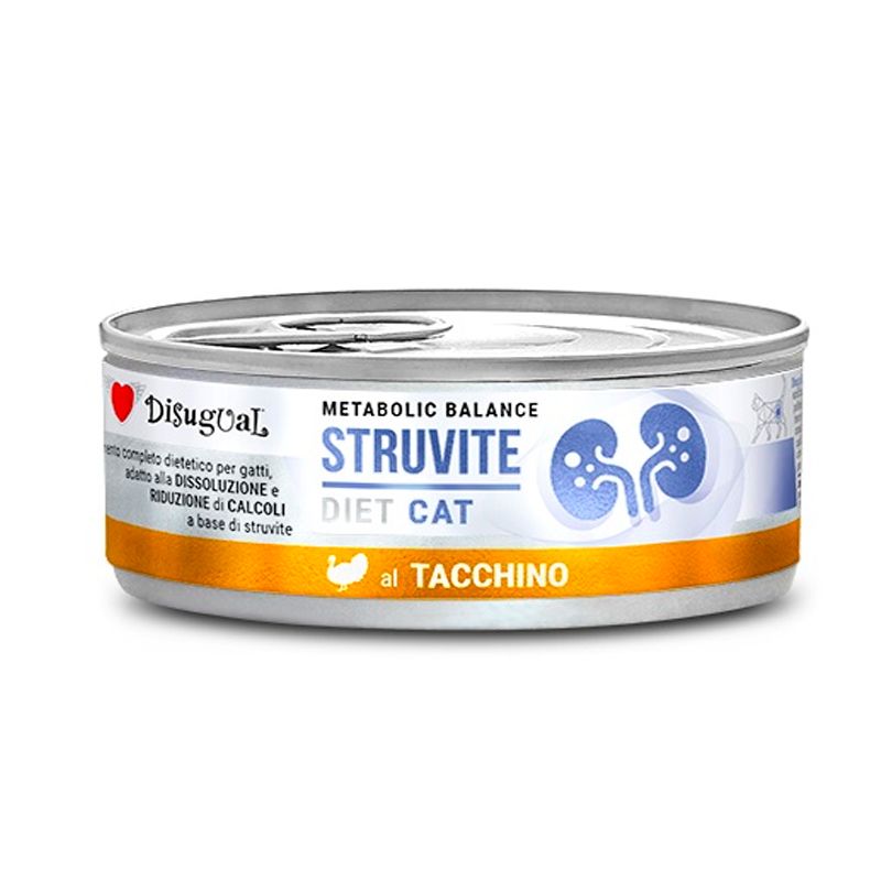 Disugual Diet Struvite Latas para Gatos con Pavo