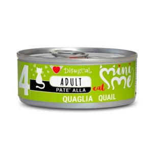 Disugual Mini-Me 4 Latas para Gatos con Codorniz