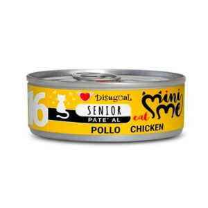 Disugual Mini-Me 16 Latas para Gato Senior con Pollo
